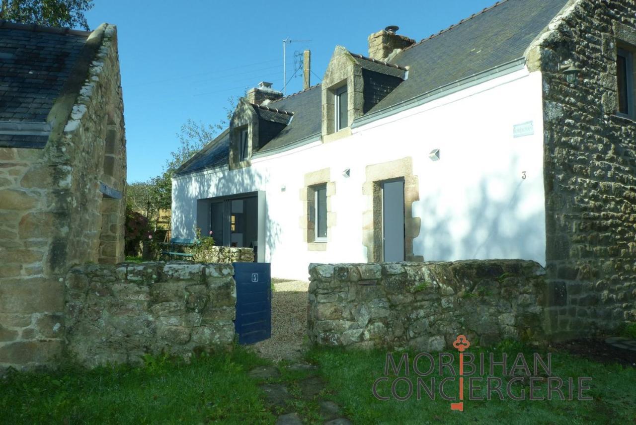 Belle Longere En Campagne A Larmor Baden Villa Luaran gambar